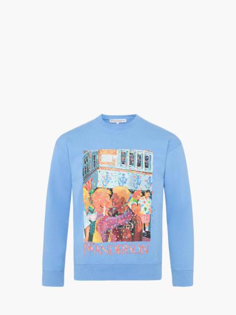 JW Anderson GRAPHIC PRINT SWEATSHIRT - PRIDE CAPSULE