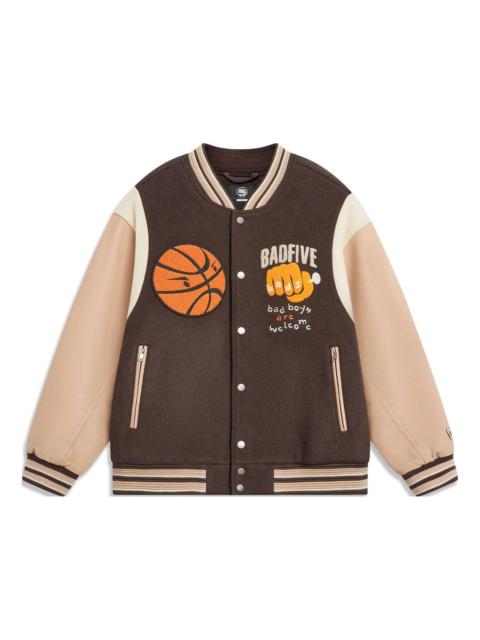 Li-Ning Li-Ning BadFive Baseball Jacket 'Brown' AJMT089-1