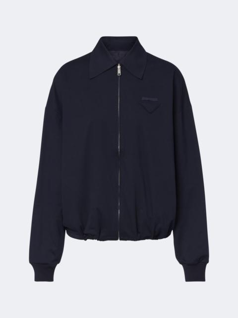 Prada Reversible Re-Nylon and jersey blouson jacket