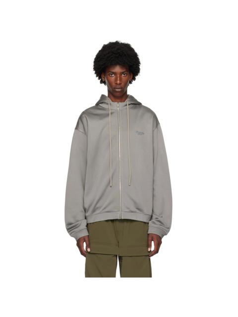 Givenchy Gray Zip Hoodie