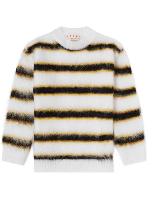 Marni Marni Mohair stripe knit