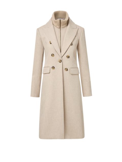 VERONICA BEARD STRYDER DOUBLE-BREASTED DICKEY COAT