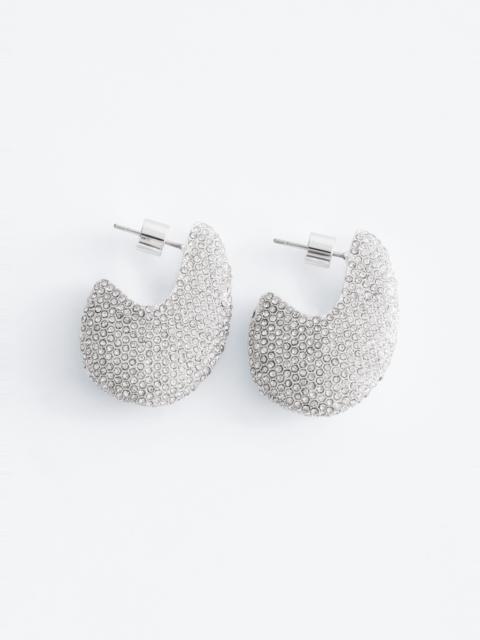 & Other Stories Rhinstone Drop Earrings