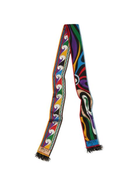 PUCCI Marmo-print silk scarf