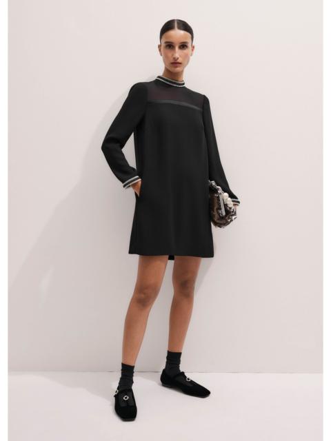 ME+EM Braid Trim Shift Dress