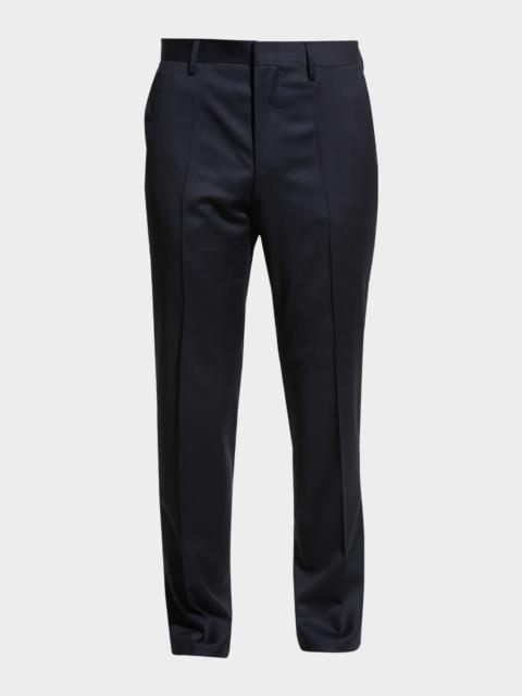 BOSS Men's Genesis Slim-Fit Wool Trousers, Black