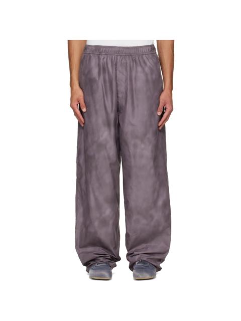 MM6 Maison Margiela Purple Hammer Loop Trousers