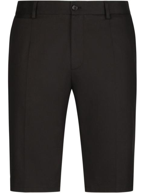 Dolce & Gabbana DG-embroidered tailored shorts
