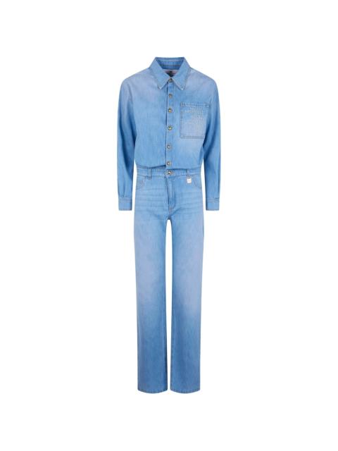 ELISABETTA FRANCHI Elisabetta Franchi Button Pocket Jumpsuit