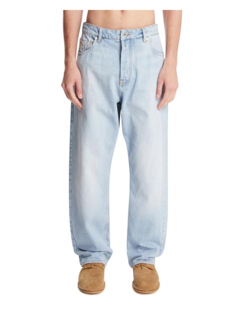 Studio Nicholson Blue Riso 90's Bleached Wash Jeans