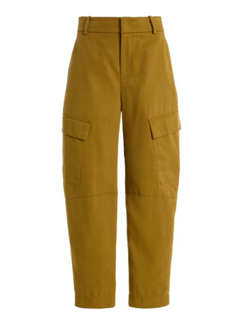 Another Tomorrow Exclusive Cargo Pants green