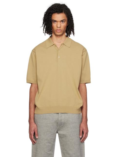 AURALEE short-sleeve cotton polo shirt