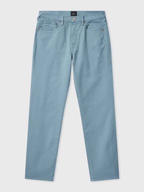 Paul Smith Relaxed Tapered-Fit Light Blue Garment-Dyed Jeans