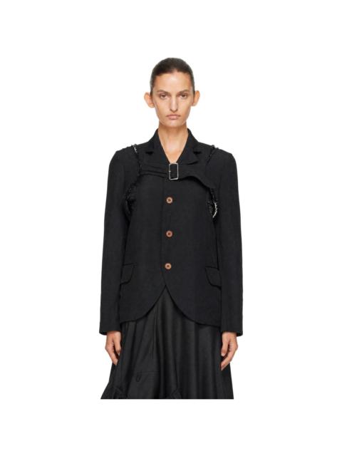 Comme des Garçons Comme des Garçons Black Oxford Garment Dyed Blazer