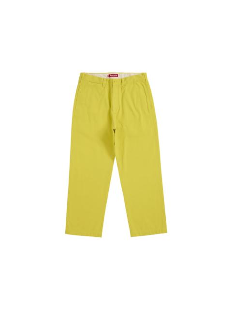 Supreme Supreme Chino Pant (SS25) Lime Yellow