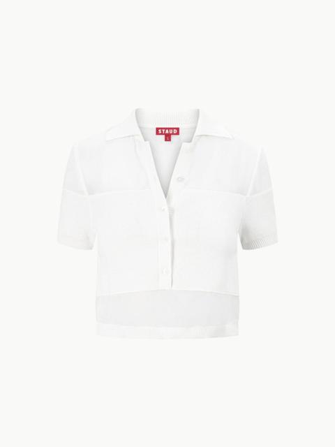 STAUD STAUD QUAINT TOP WHITE