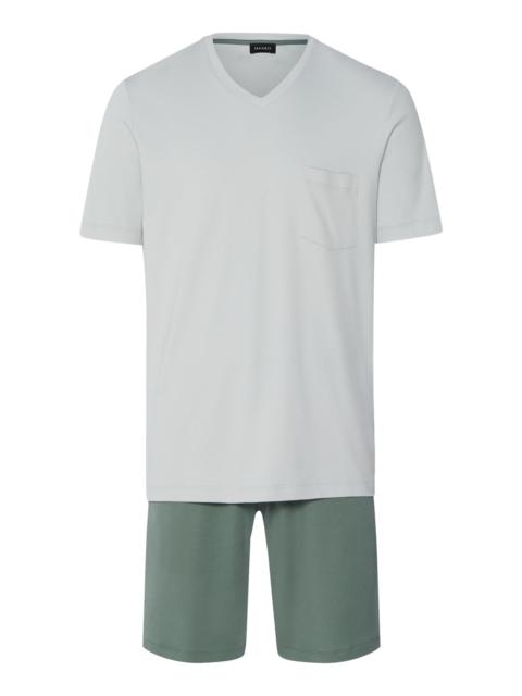 HANRO Night And Day Cotton V-Neck Pajama Set
