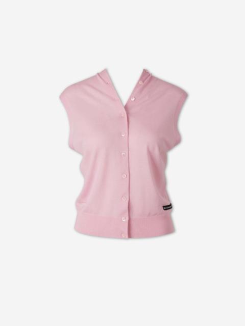 Alexander Wang SLEEVELESS FINE CARDIGAN