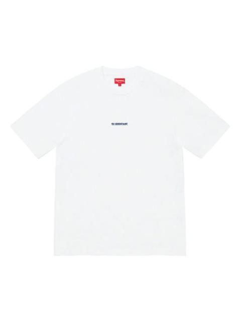 Supreme Supreme Signature Label Short-Sleeve Top 'White Supreme Supreme Signature Label Short-Sleeve Top 'White