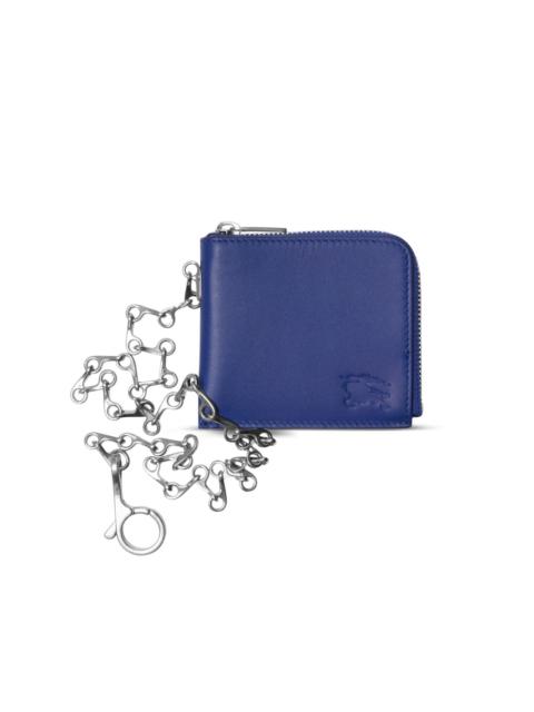 EKD chain-detail leather wallet