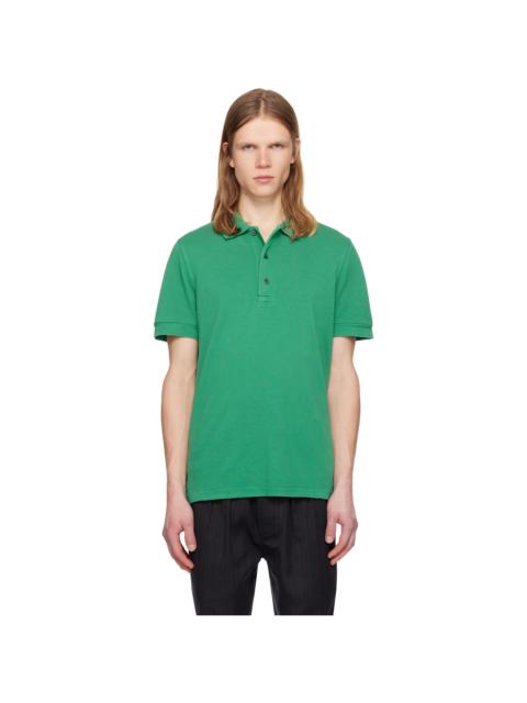 Green Piquet Polo