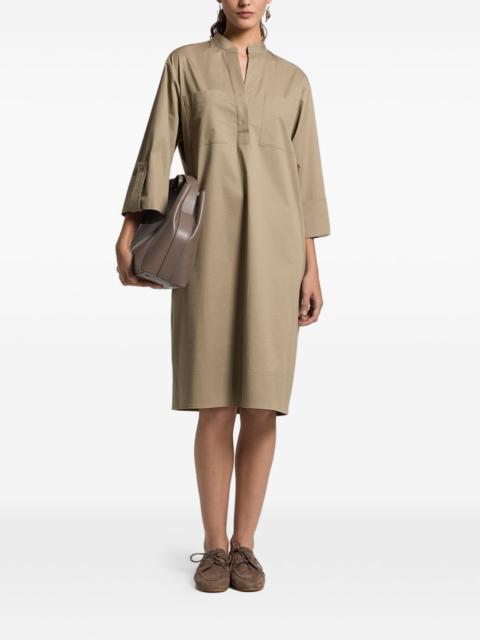 PESERICO V-neck midi dress