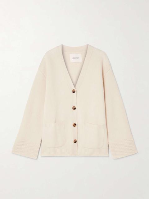 LISA YANG Kellie oversized cashmere cardigan Cream