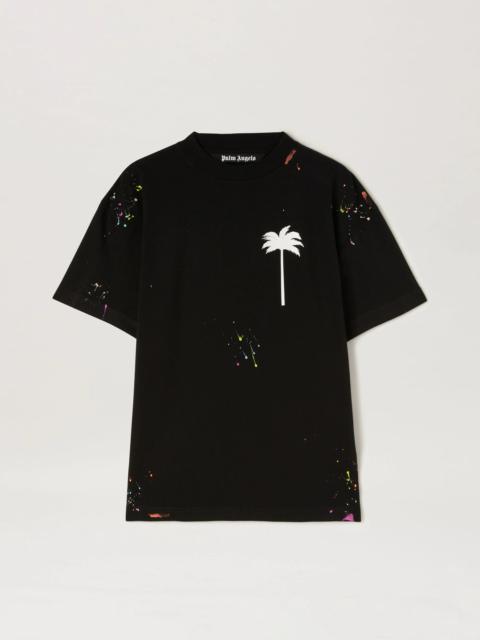 PALM TREE PAINTED T-SHIRT