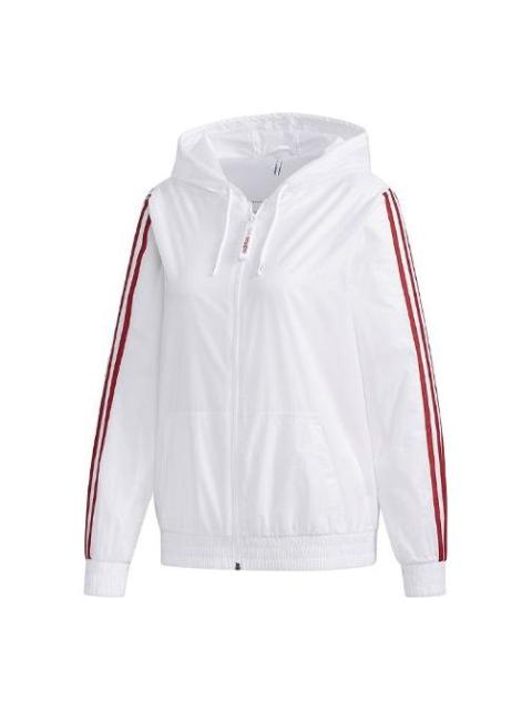 adidas neo W MCKY&MNN WB Sports Windbreaker Jacket White EI4547