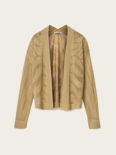 ALLSAINTS MISHA LONG SLEEVED CROPPED CARDIGAN
