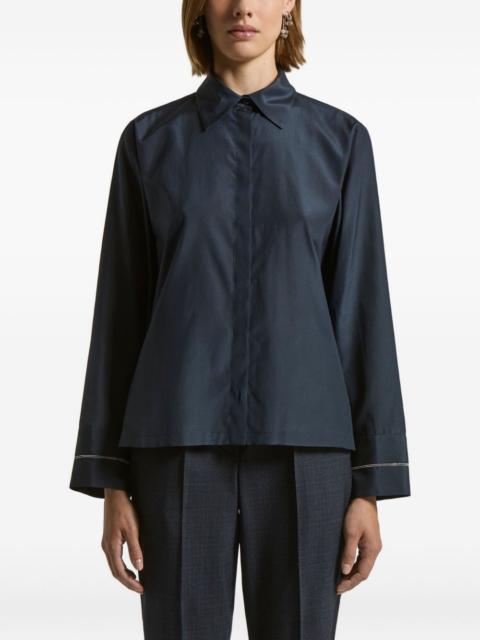 PESERICO silk-blend shirt