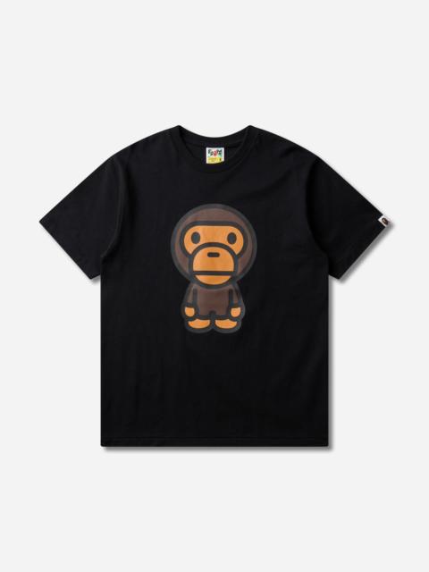 A BATHING APE® Men's Big Baby Milo T-Shirt Black