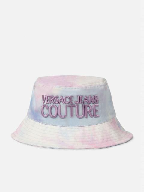 VERSACE JEANS COUTURE Tie-Dye Logo Bucket Hat