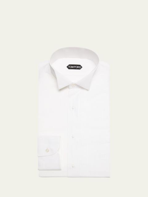 TOM FORD Men's Wingtip Plisse Formal Shirt