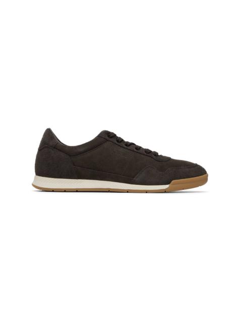BOSS Brown Suede Sneakers
