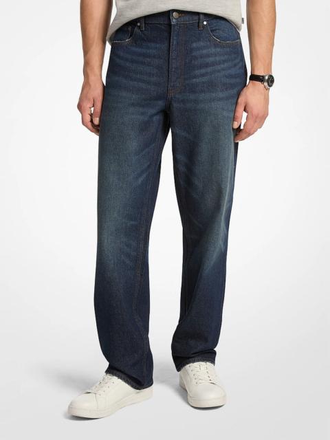 MICHAEL KORS Finn Straight Fit Denim Jeans