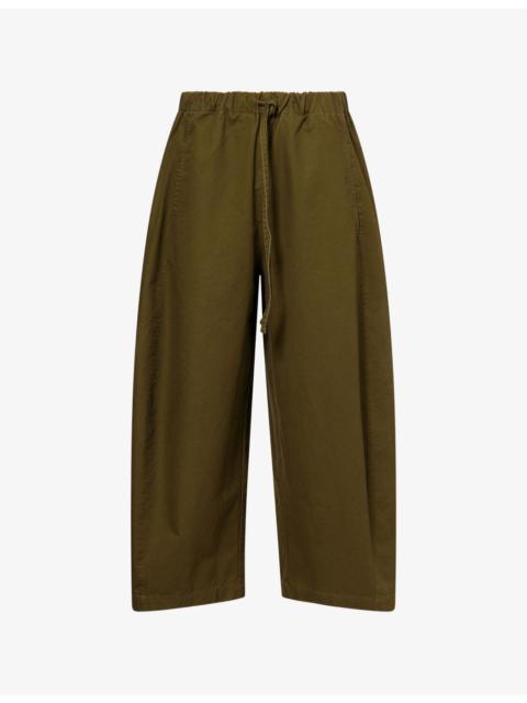 entire studios Loft Wide-Leg Cotton Trousers