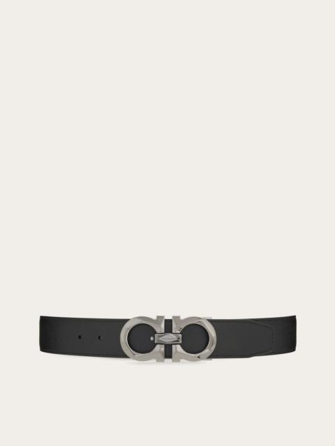 Reversible and adjustable Gancini belt