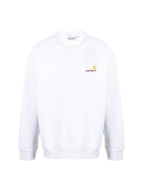 Carhartt American Script logo-embroidered sweatshirt