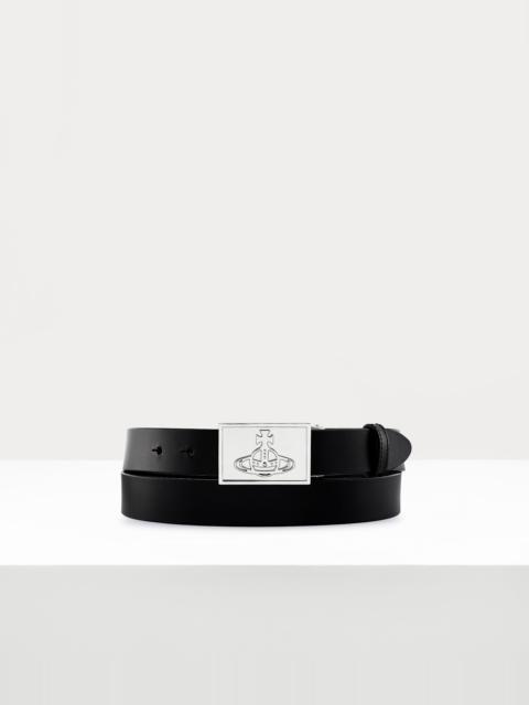 Vivienne Westwood LINE ORB SQUARE BUCKLE BELT