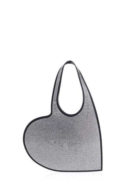 COPERNI Mini Heart Embellished Tote Bag silver