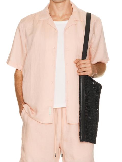onia Air Linen Convertible Vacation Shirt