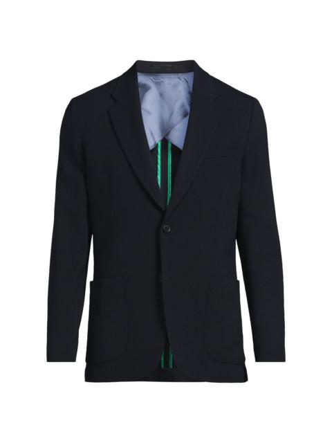 Paul Smith Men's Tribute to Photography Wool Birdseye Jacket - Dark Navy