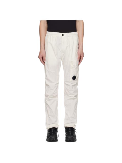 White Garment-Dyed Sweatpants