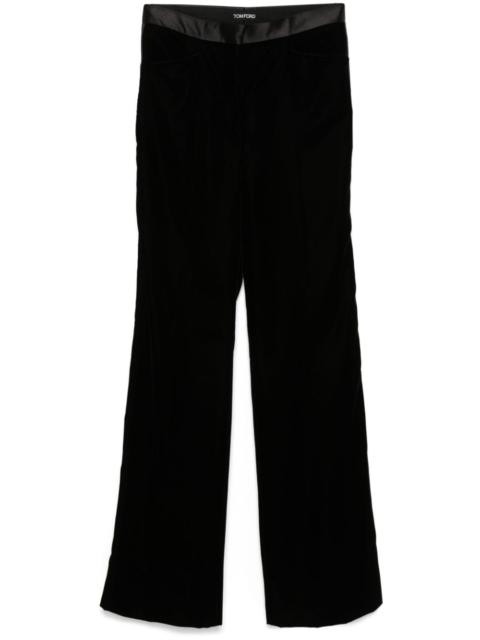 velvet trousers