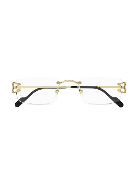 Cartier rectangle 프레임 안경