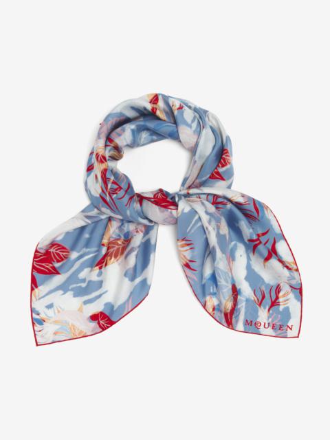 Alexander McQueen Floral Foulard