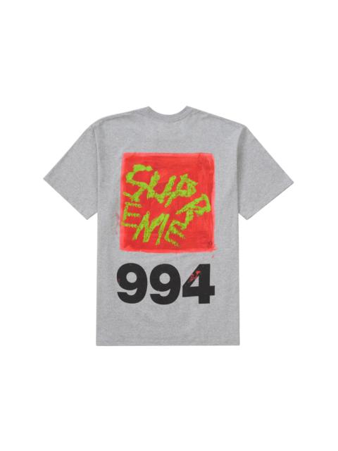 Supreme Paint Tee Heather Grey