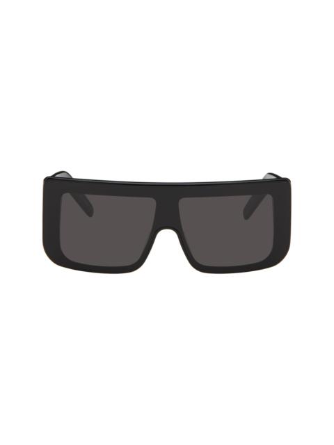 Rick Owens Black Temple Documenta Sunglasses
