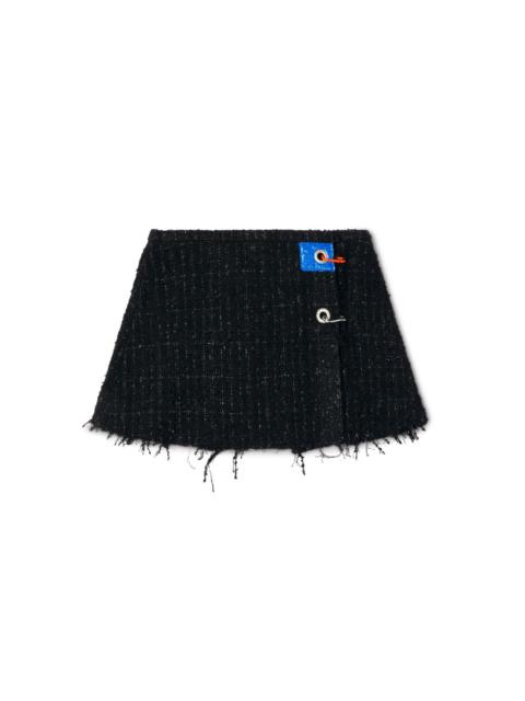 Heron Preston Tweed Carabiner Kilt